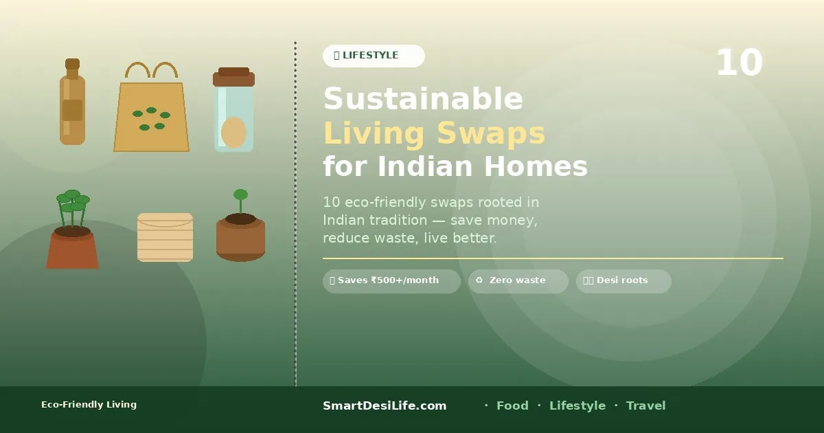 Sustainable Living Swaps Every Indian Household Can Start This Week